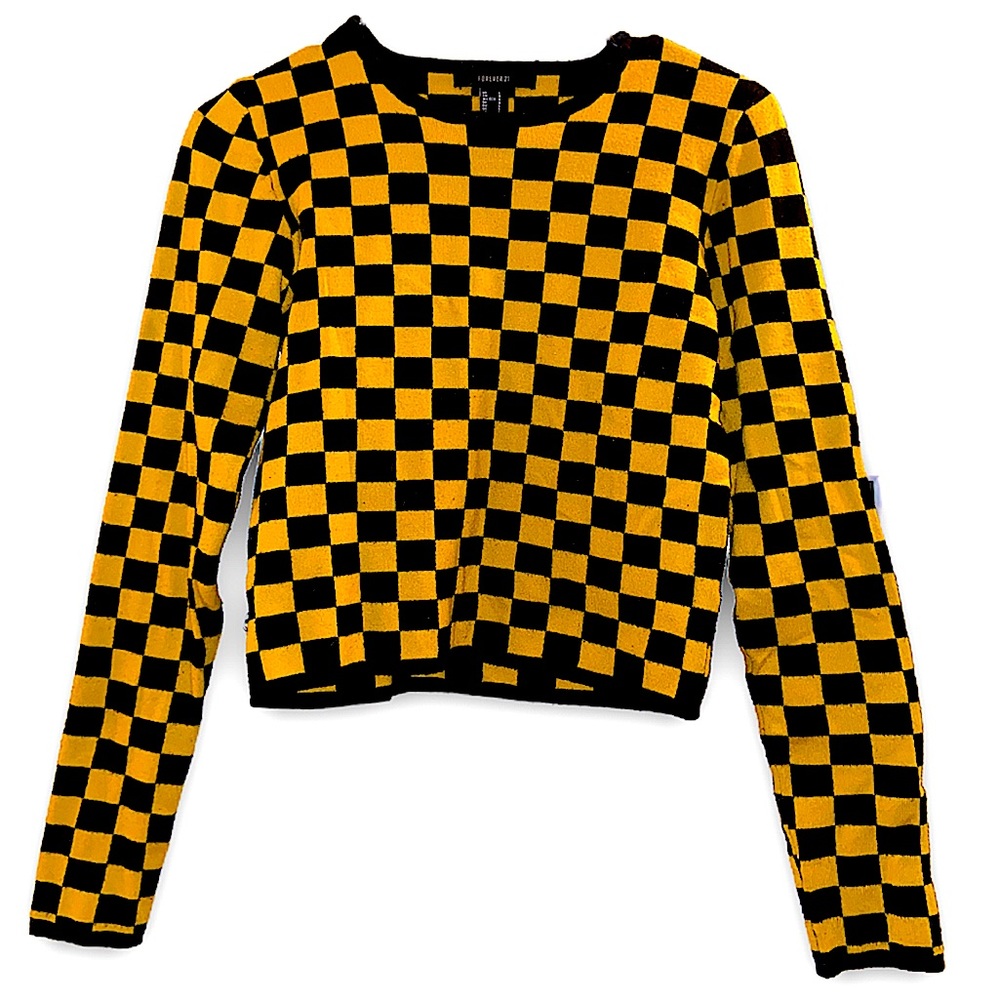 Forever 21 Checkered CropTop